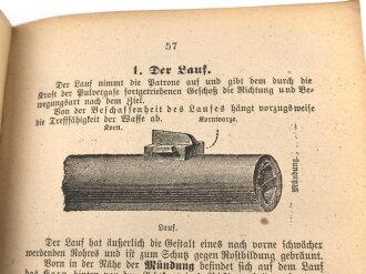 "Dienstunterricht für den Infanteristen und Jäger der könglichen bayerischen Armee" datiert 1889, 315 Seiten, DIN A6, stark gebraucht