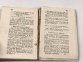 D.V.E. Nr. 416 "Schießvorschrift für die Feldartillerie" datiert 1914, 171 Seiten, DIN A6, stark gebraucht einige Seiten lose