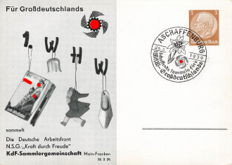 Winterhilfswerk 1939, Ansichtskarte