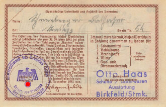 Winterhilfswerk des Deutschen Volkes 1940 1941,...