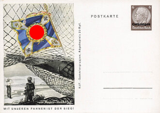 III. Reich - farbige Propaganda-Postkarte - " Mit...