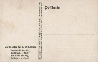 Postkarte " Schlageter der deutsche Held"