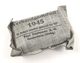 Verbandpäckchen kleines Modell datiert 1945