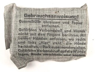 Verbandpäckchen kleines Modell datiert 1945