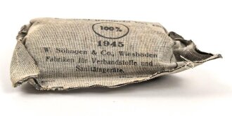 Verbandpäckchen kleines Modell datiert 1945