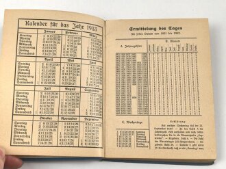 Jungdeutsches Jahrbuch 1933 mit 176 Seiten, leicht gebraucht