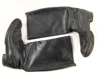 Paar Stiefel für Offiziere der Wehrmacht. Ungereinigtes Paar, Sohlenlänge 30cm