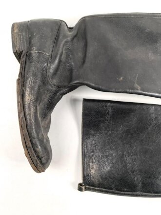 Paar Stiefel für Offiziere der Wehrmacht. Ungereinigtes Paar, Sohlenlänge 30cm