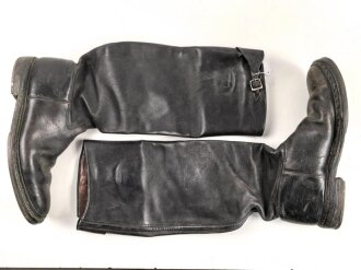 Paar Stiefel für Offiziere der Wehrmacht. Ungereinigtes Paar, Sohlenlänge 32cm