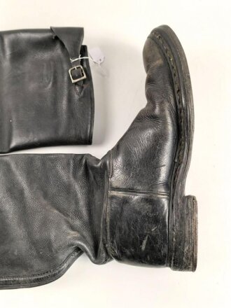 Paar Stiefel für Offiziere der Wehrmacht. Ungereinigtes Paar, Sohlenlänge 32cm