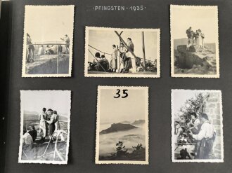 Pfadfinder, Fotoalbum mit insgesamt 160 Fotos aus dem 30iger Jahren