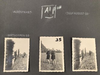 Pfadfinder, Fotoalbum mit insgesamt 160 Fotos aus dem 30iger Jahren