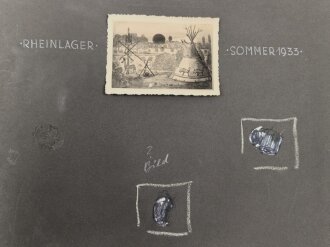 Pfadfinder, Fotoalbum mit insgesamt 160 Fotos aus dem 30iger Jahren