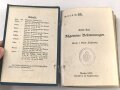 D.V.E. Nr. 65 "Gerätebehandlung - Ergänzung zur Ausbildungsvorschrift für die schwere Artillerie im Kriege" datiert 1918, ca. 600 Seiten, DIN A6, gebraucht