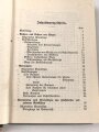 D.V.E. Nr. 275 "Feld-Pionierdienst aller Waffen" datiert 1911, 316 Seiten, DIN A6, gebraucht, Buchrücken defekt