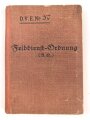 D.V.E. Nr. 267 "Felddienst-Ordnung (F.O.)" datiert 1908, 245 Seiten, DIN A6, gebraucht