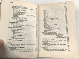 D.V.E. Nr. 275 "Feld-Pionierdienst aller Waffen" datiert 1911, 316 Seiten, DIN A6, gebraucht