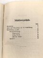 "Ausbildungsvorschrift für die Feldartillerie Heft 1: Ausbildung zu Fuß", datiert 1917, 31 Seiten, DIN A6, gebraucht