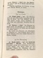 "Ausbildungsvorschrift für die Feldartillerie Heft 1: Ausbildung zu Fuß", datiert 1917, 31 Seiten, DIN A6, gebraucht