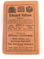 "Taschenbuch für Fähnriche und Fahnenjunker" datiert 1913, 241 Seiten, DIN A6, stark gebraucht