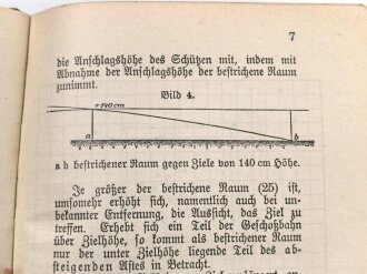 D.V.E. Nr. 240 "Schießvorschrift für die Infanterie" datiert 1909, 168 Seiten, DIN A6, gebraucht