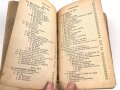 Drei Jahre im Sattel - Ein Lern und Lesebuch für den Dienstunterricht des deutschen Kavalleristen datiert 1899, 496 Seiten, DIN A5, stark gebraucht, Viele Seiten lose