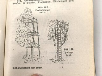 D.V.E. Nr. 275 "Feld-Pionierdienst aller Waffen" datiert 1911, 316 Seiten, DIN A6, gebraucht