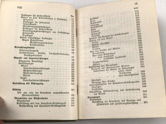 D.V.E. Nr. 275 "Feld-Pionierdienst aller Waffen" datiert 1911, 316 Seiten, DIN A6, gebraucht