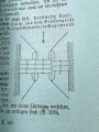 D.V.E. Nr. 275 "Feld-Pionierdienst aller Waffen" datiert 1911, 316 Seiten, DIN A6, gebraucht