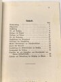 "Ausbildungsvorchrift für die schwere Artillerie - Die 15cm Kanone 16 kp." datiert 1917, 27 Seiten, DIN A6, gebraucht, neu eingebunden