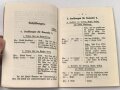 "Anleitung zur Ausbildung der Richtkanoniere am Rundblickfernrohr (für Feldkanonen-Batterien)." datiert 1914, 40 Seiten, DIN A6, gebraucht