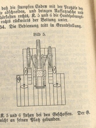 "Exerzier-Reglement für die Fußartillerie II" datiert 1904, 132 Seiten, DIN A6, gebraucht