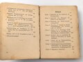 PDV. 5. "Vorschriften für den Straßenverkehr" datiert 1938, 168 Seiten, DIN A5, stark gebraucht