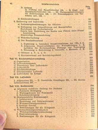 "Taschenkalender für die Luftwaffe sowie Luftschutz, Luftverkehr und Luftsport" datiert 1940, 1304 Seiten, DIN A5, gebraucht