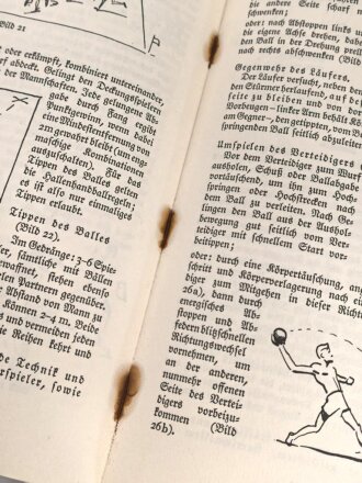 "Körperliche Grundausbildung" datiert 1938, 246 Seiten, DIN A5, gebraucht