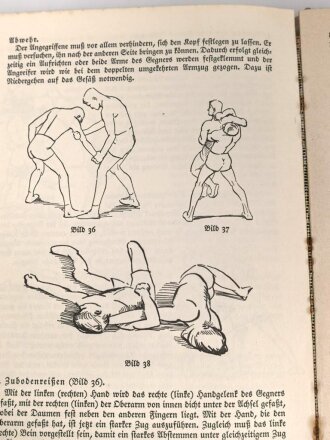 "Körperliche Grundausbildung" datiert 1938, 246 Seiten, DIN A5, gebraucht