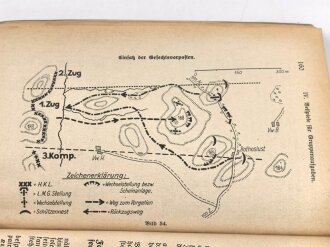 "Die Gruppe im Gefecht (Einheitsgruppe) - Ein Handbuch für Lehrer und Schüler" datiert 1933, 191 Seiten, DIN A5, gebraucht