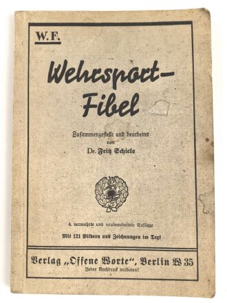 W.F. "Wehrsport-Fibel", 129 Seiten, gebraucht, DIN A5