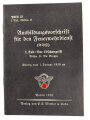 PDV. 23 "Ausbildungsvorschriften für den Feuerwehrdienst - I Teil: Der Löschangriff 1939, 16 Seiten, DIN A6, gebraucht