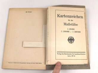 "Geländefibel" datiert 1934, DIN A5, 82 Seiten