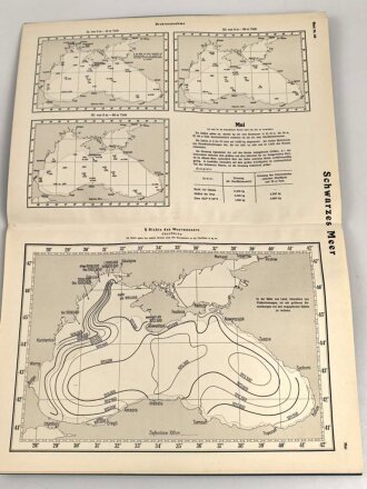 Atlas der Dichte des Meerwassers - Schwarzes Meer, Kriegsmarine