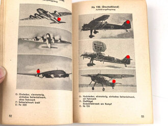 "Deutsche Italienische Englische Kriegsflugzeuge", RLM, 127 Seiten, Stand Herbst 1941, DIN A6, gebraucht