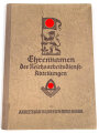 "Ehrennamen der Reichsarbeitsdienst Abteilung im Arbeitsgau XXII, Hessen-Nord, Kassel" 96 Seiten, DIN A4