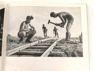 "Arbeitsmänner des Führers" datiert 1939, DIN A4 mit Widmung