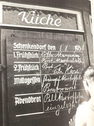 "Arbeitsmänner des Führers" datiert 1939, DIN A4 mit Widmung