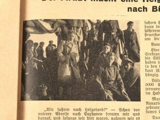 "Lagerzeitung für den Deutschen Arbeitsdienst" Nr. 12 vom 5. Oktober 1933, 23 Seiten, stark gebraucht