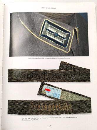 "Uniforms of the NSDAP -Uniforms, Headgear, Insignia, of the Nazi Party", 287 Seiten, über DIN A4, englisch, leicht gebraucht