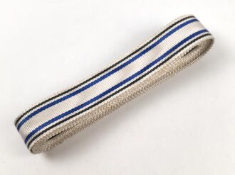 Bayern, Bandabschnitt für Bandspange zum Militär Verdienstkreuz 3. Klasse. Breite 16mm, je 10cm von der Rolle abgeschnitten