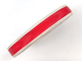 Ehrenzeichen für Deutsche Volkspflege,  Bandabschnitt für Bandspange. Breite 16mm, je 10cm von der Rolle abgeschnitten