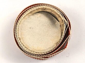 Österreich k.u.k. , Bandabschnitt für eine Bandspange zur Tapferkeitsmedaille. Breite 16mm, sie erhalten 10 cm von der Rolle abgeschnitten